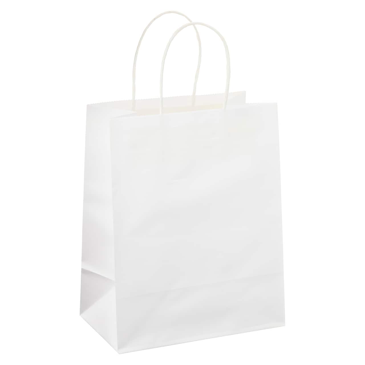 10" White Paper Bag Value Pack by Celebrate It™